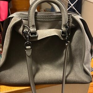 Coach Suede Rogue Satchel